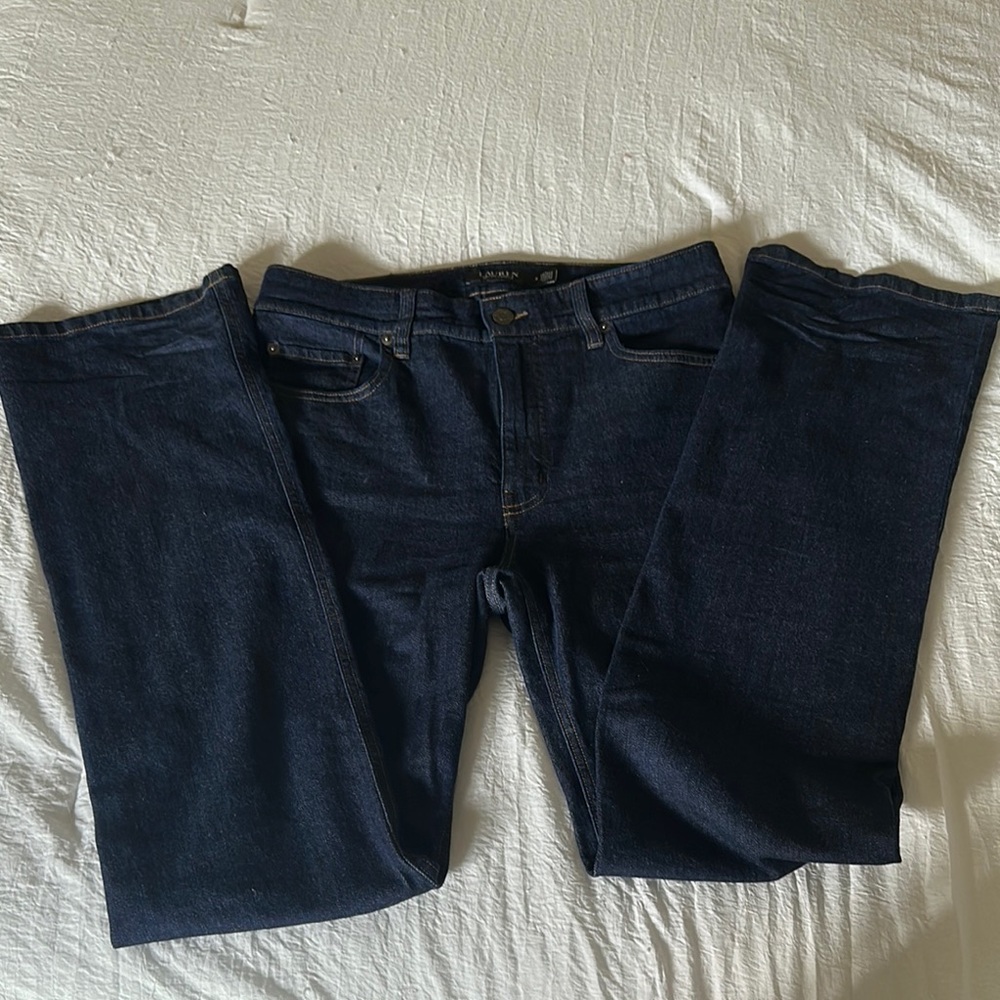 Ralph Lauren Women’s Str Denim Dark Jeans